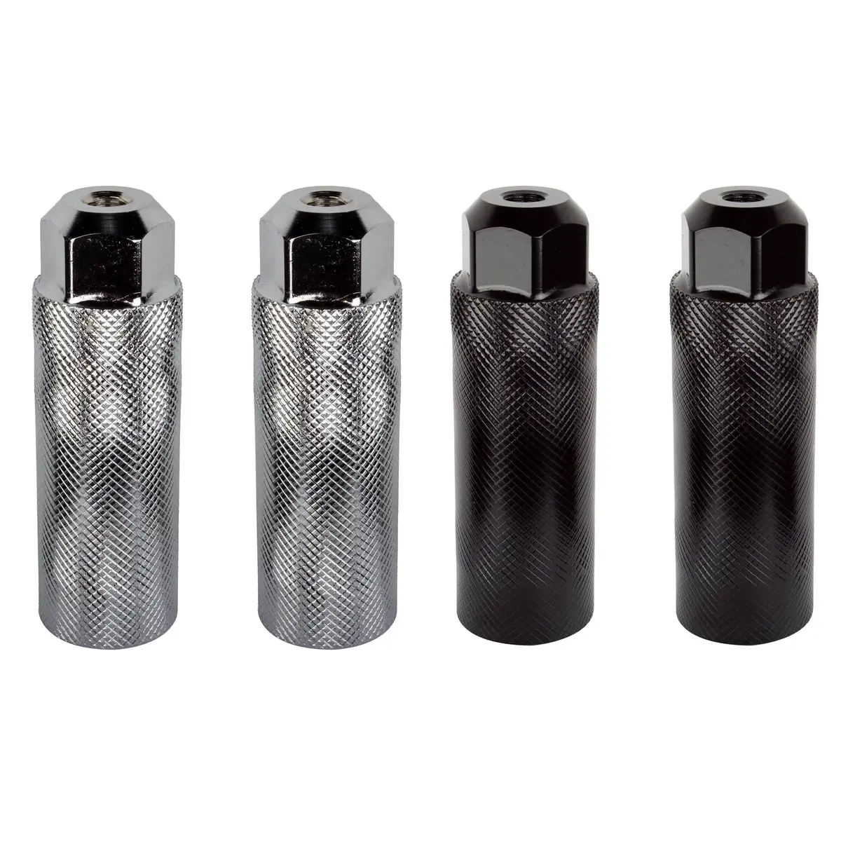 3/8" Lead Foot Steel Axle Pegs For Bikes (Set Of 2) 1