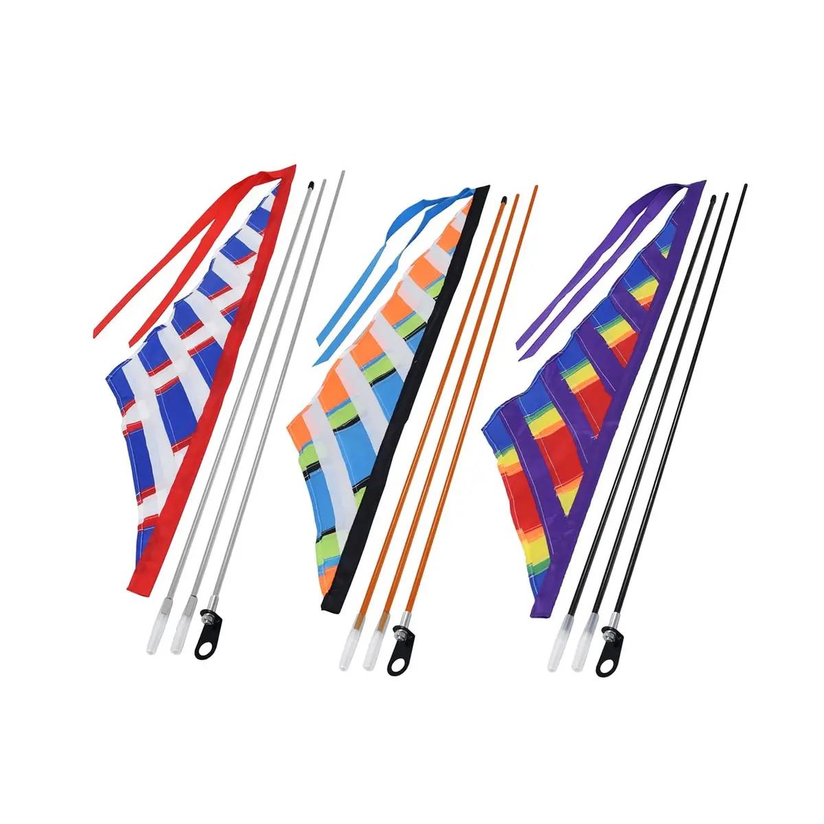 Multicolor Sail Flag For Recumbent Bikes 1