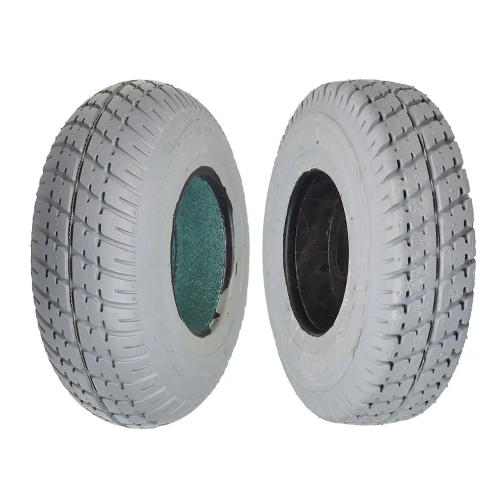 9"X3" (2.80/2.50-4) Foam-Filled Mobility Tire With Durotrap C9210 Tread 1