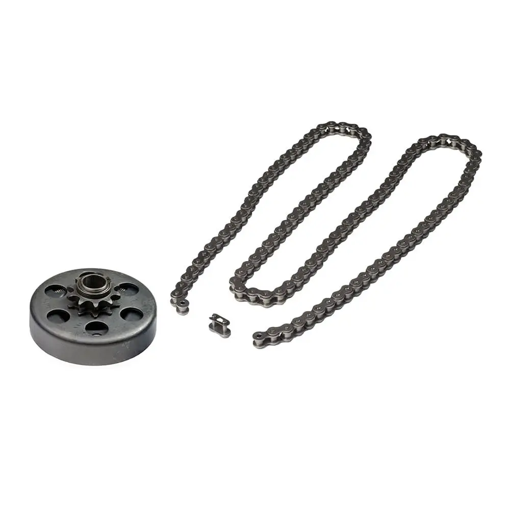Clutch Assembly, Chain Sprocket, & #420 Open Loop Chain Set For Go-Karts & Mini Bikes 1