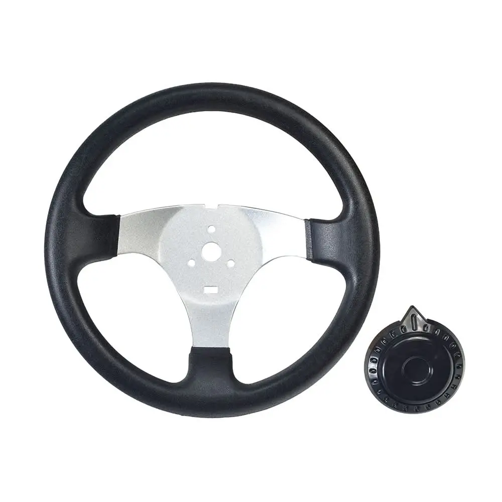 Steering Wheel With Cap For Hammerhead Off-Road® Go-Karts 1