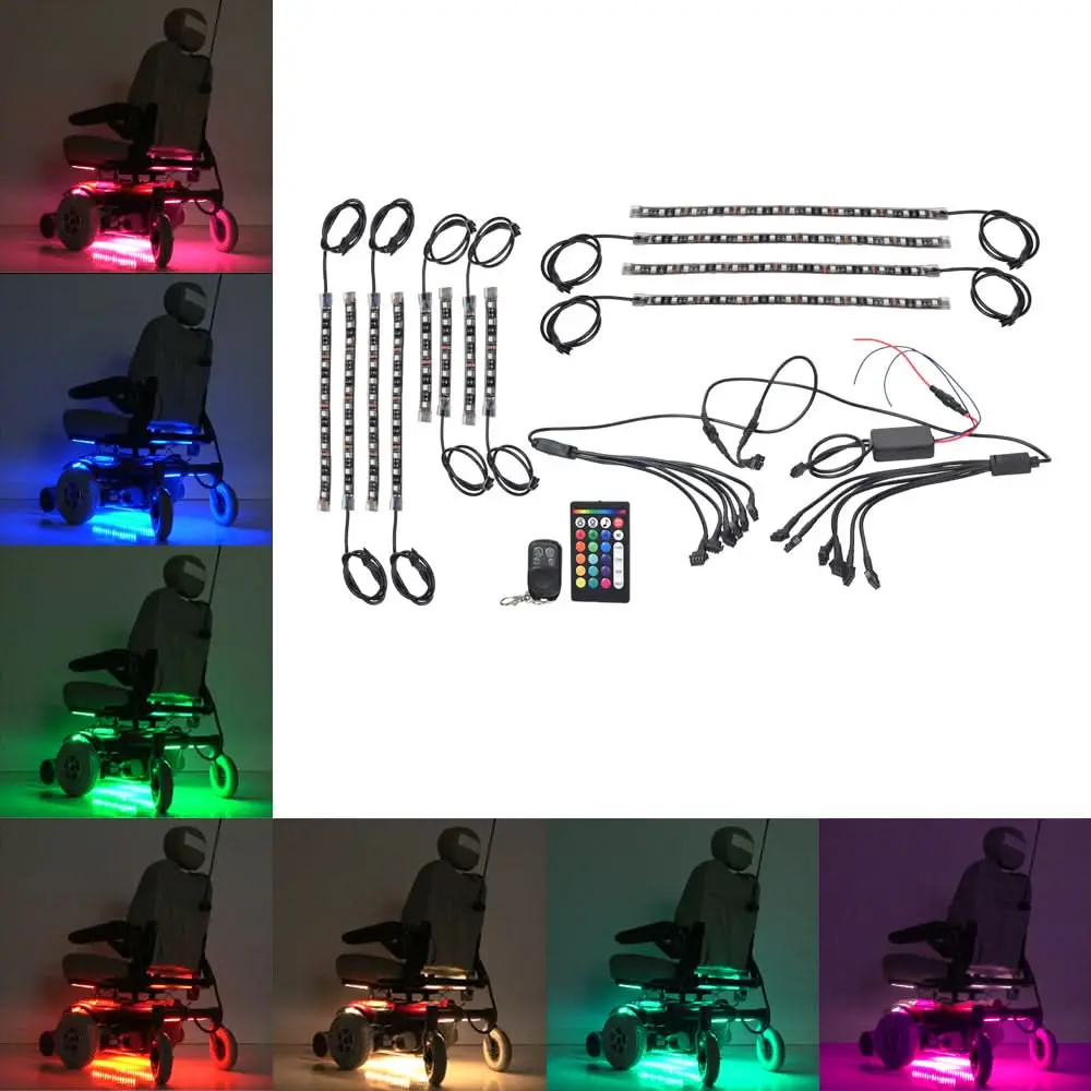 Multi-Color Led Light Kit For Jazzy Power Chairs 2