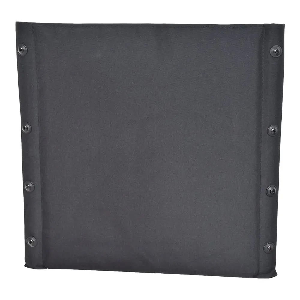 Black Fabric Seat Back For Wheelchairs 1