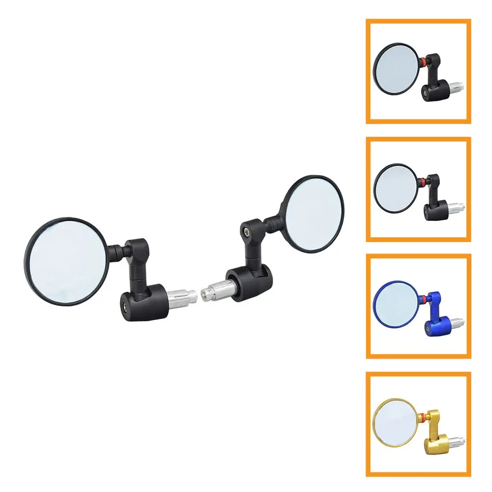 Bar End Rear View Mirror For Bikes & Scooters (Set Of 2) 1
