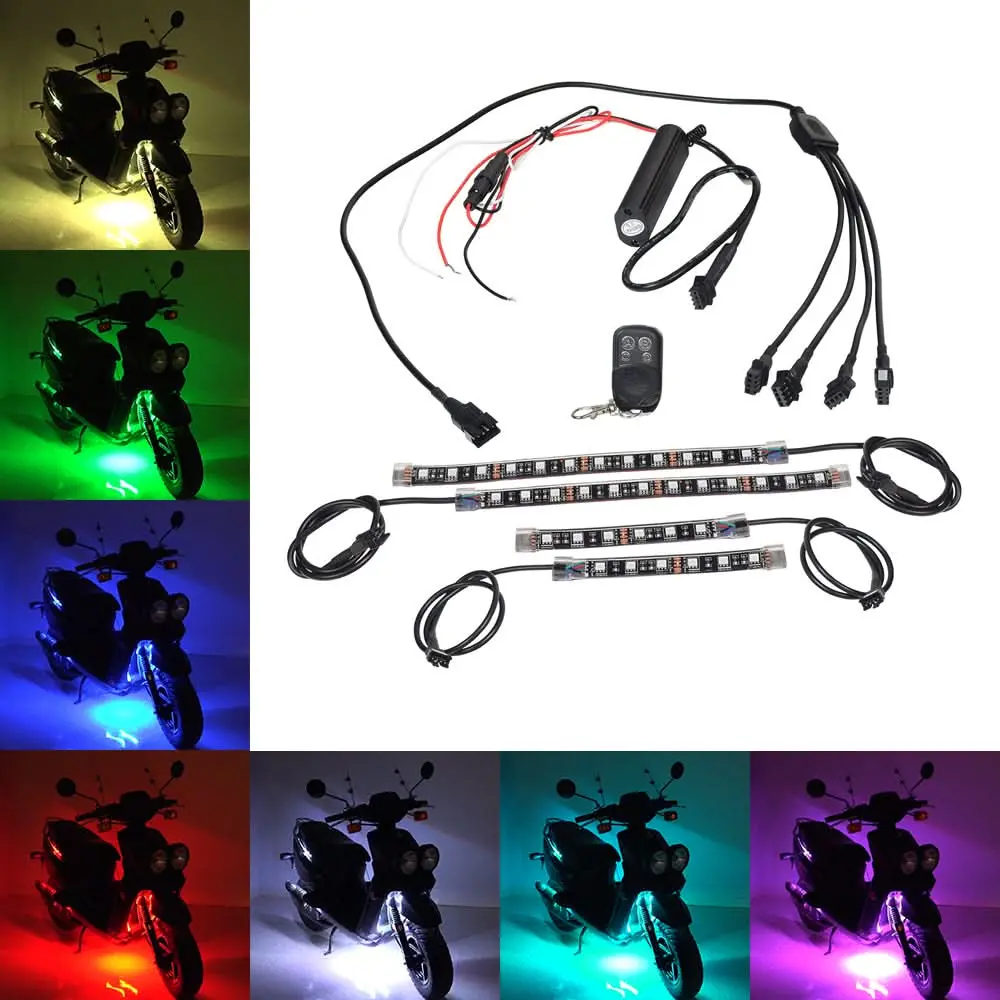 Multi-Color Led Light Kit For Street Scooters 1