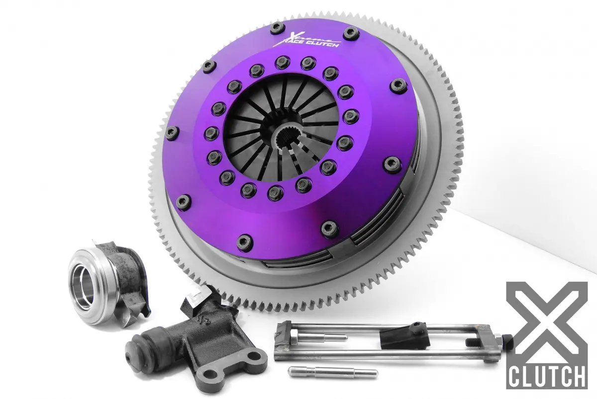 Xclutch 8" Twin Sprung Ceramic Clutch Kit For Subaru Sti 2004-2020 1