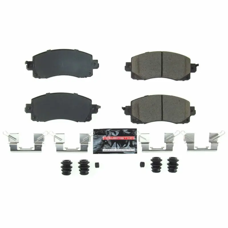 Power Stop Z23 Evolution Sport Brake Pads – Front Set With Hardware For 2018–2019 Subaru Crosstrek 1