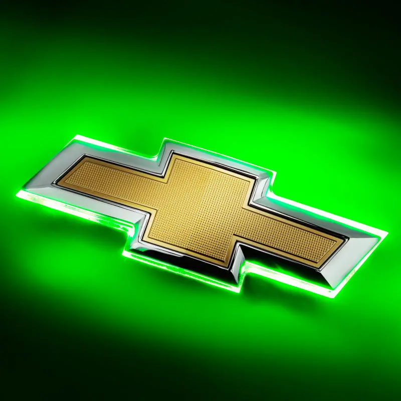 Oracle Illuminated Bowtie Emblem For 2016–2019 Chevrolet Camaro — Dual-Intensity Green Lighting 1