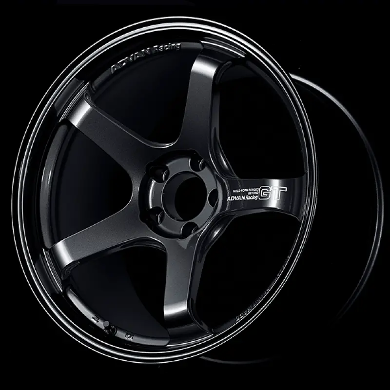 Advan Gt Beyond Racing Wheel – 18×9 Inches, +38Mm Offset, 5×114.3 Bolt Pattern, 75Mm Bore, Titanium Black 1