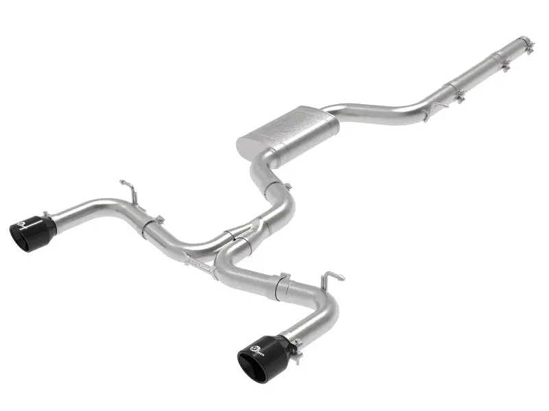 Afe Machforce Xp Cat-Back Exhaust – 2018–2019 Vw Gti Mk7.5 2.0L Tsi – 3-Inch To 2.5-Inch Stainless Steel W/ Black Coating 1