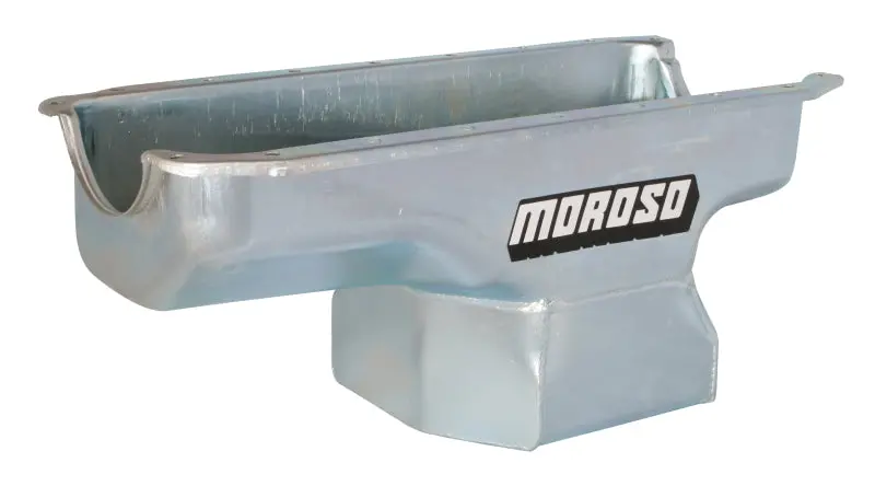 Moroso Mopar 360 (W/Center Sump) Deep Wet Sump 8Qt 10In Steel Oil Pan 1