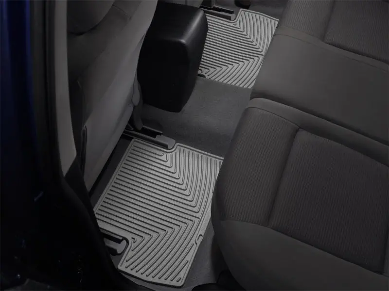 Weathertech Rear Floor Mats – Rubber, Grey, For 1998–2002 Mercedes-Benz Clk320 1