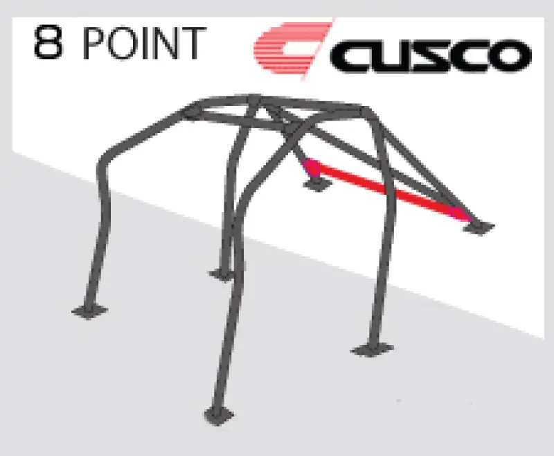 Cusco D1 Chromoly Roll Cage – 8-Point, Dual-Passenger Dash Configuration For 2010–2015 Hyundai Genesis Coupe Lhd With Sunroof 1
