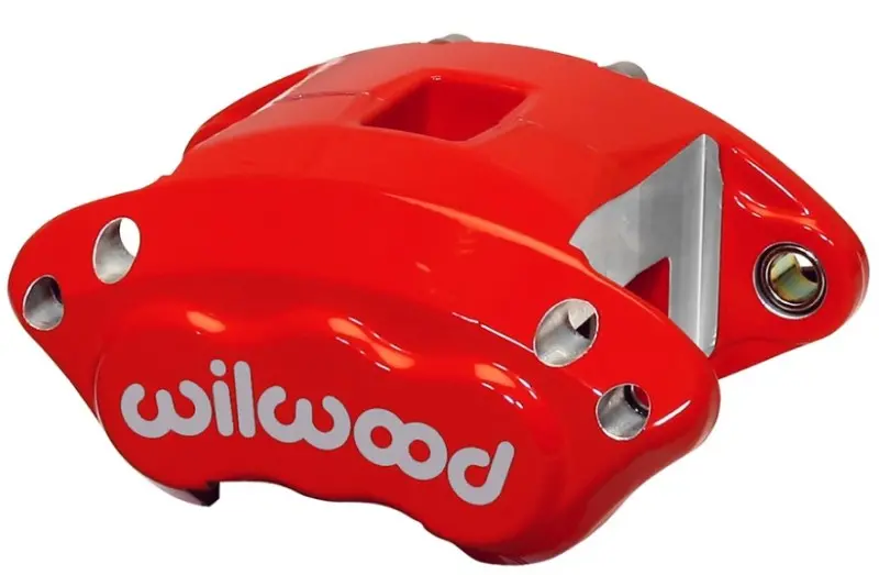 Wilwood D154 Red Caliper With Dual 1.12-Inch Pistons And 0.81-Inch Disc Compatibility 1