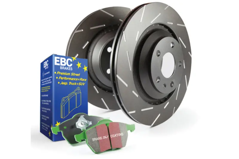 Ebc S2 Brake Kit – Greenstuff Pads And Usr Drilled/Slotted Rotors 1