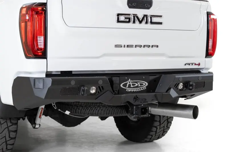Addictive Desert Designs Bomber Hd Rear Bumper For 2020 Gm Sierra/Silverado 2500 – Includes Blind Spot Sensor Mounts 1