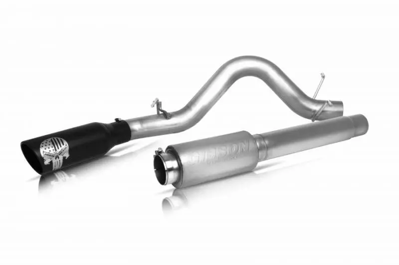 Gibson Patriot Skull Series Cat-Back Exhaust – 4" Stainless System For 2009–2013 Ram 1500 St (4.7L/5.7L) 1