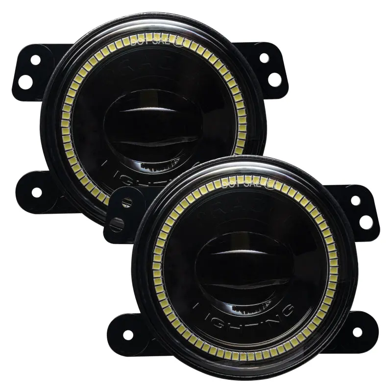Oracle High-Performance Led Fog Lights With White Output – Compatible With Jeep Wrangler Jk, Jl & Jt Models 1