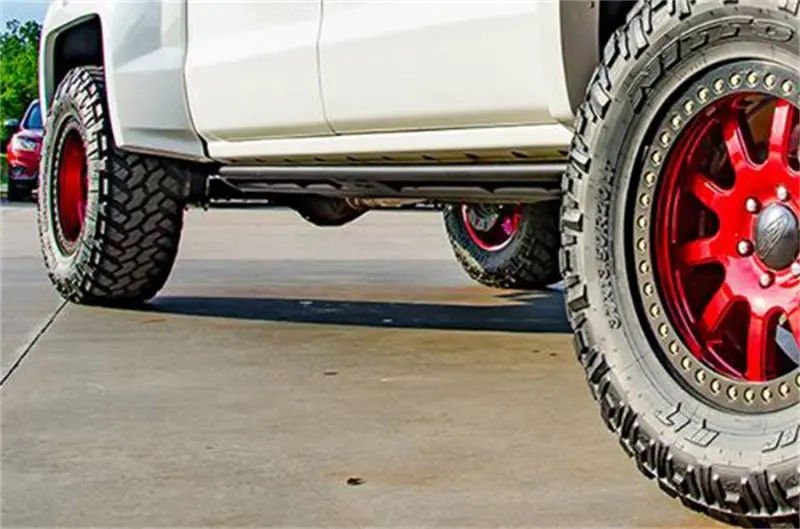 N-Fab Rkr Rocker Rails For 2016–2017 Toyota Tacoma Double Cab – Texas Black, 1.75″ Tube 1