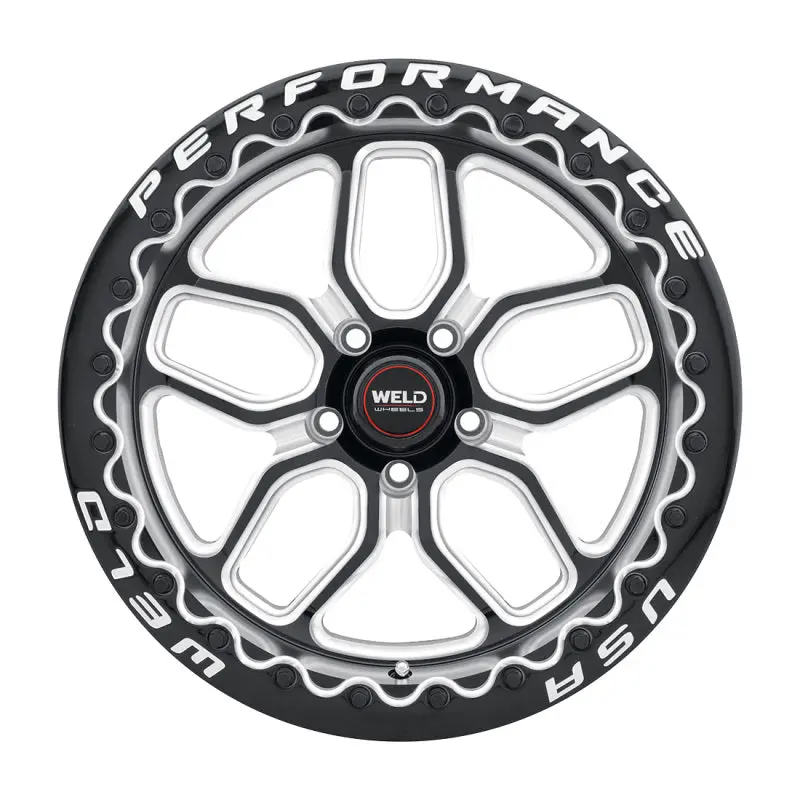 Weld Racing Laguna Beadlock Wheel – 17X10", 5X115Mm, +30Mm Offset, 6.70" Backspace, Gloss Black Finish 1