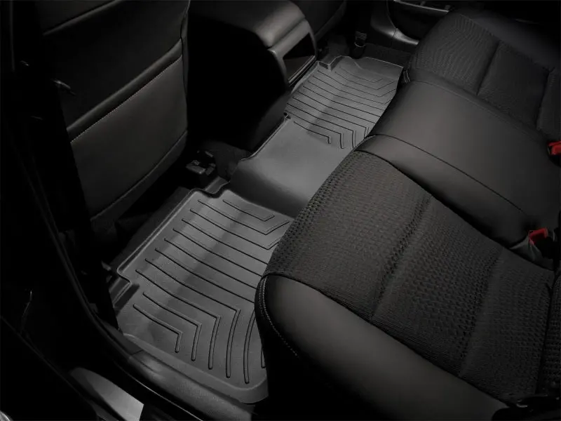Weathertech Rear Floor Liners For 2011–2018 Audi A8 And S8 – Black 1