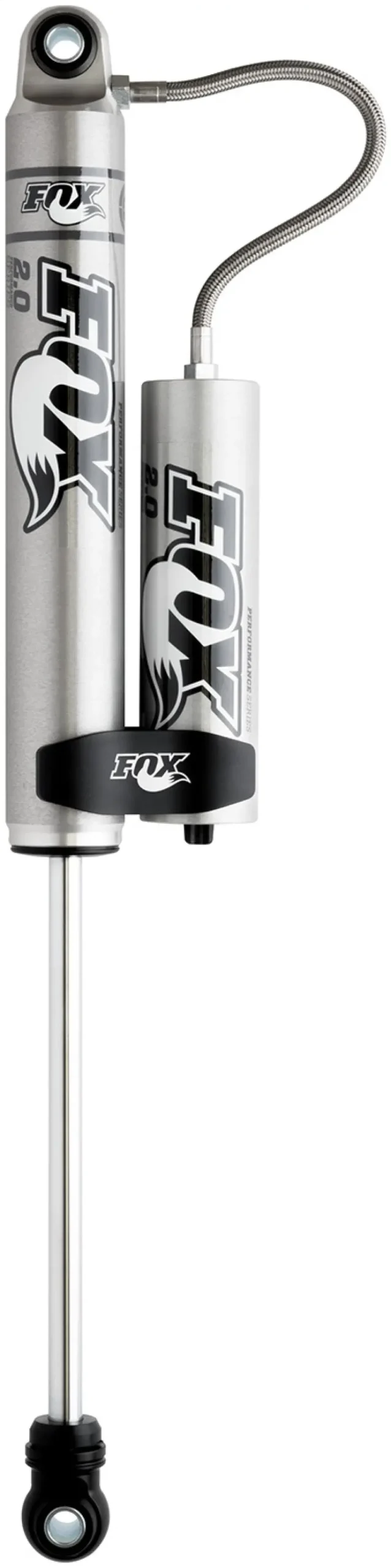 Fox 99–07 Chevrolet Hd 2.0 Performance Series Rear Shock – 10.6" Smooth Body, Remote Reservoir, Supports 0–1" Lift 1