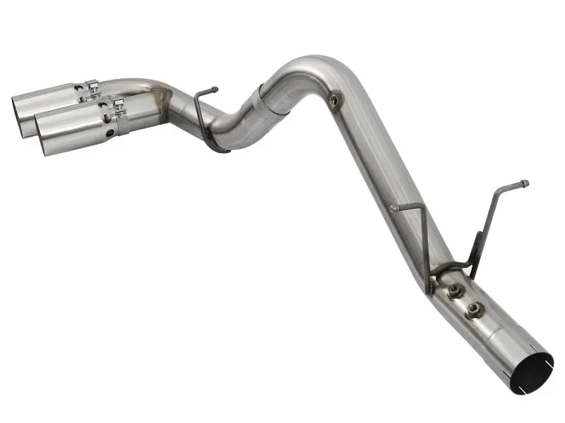 Afe Power Victory Series Dpf-Back Exhaust System – 4-Inch 409 Stainless Steel With Dual Polished Tips For 2017 Gm Duramax 6.6L L5P 2