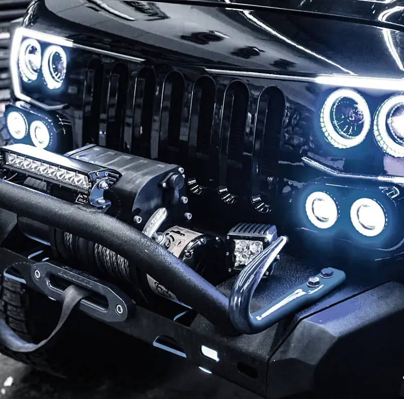 Oracle Vector Colorshift 2 Halo Lighting Kit For Jeep Wrangler Jk Grille – Rgb Dynamic Effects 1