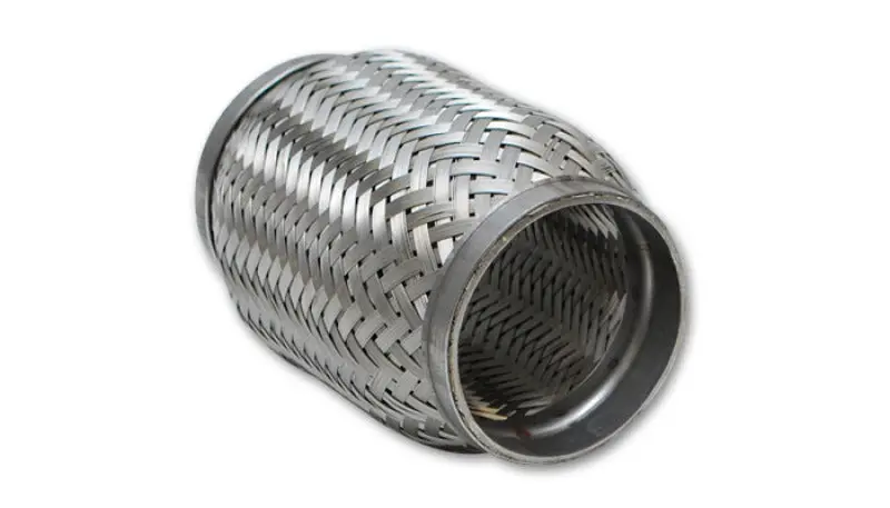 Vibrant Performance 2-Inch Stainless Steel Flex Coupling With Inner Braid Liner – 4-Inch Flex Length 1