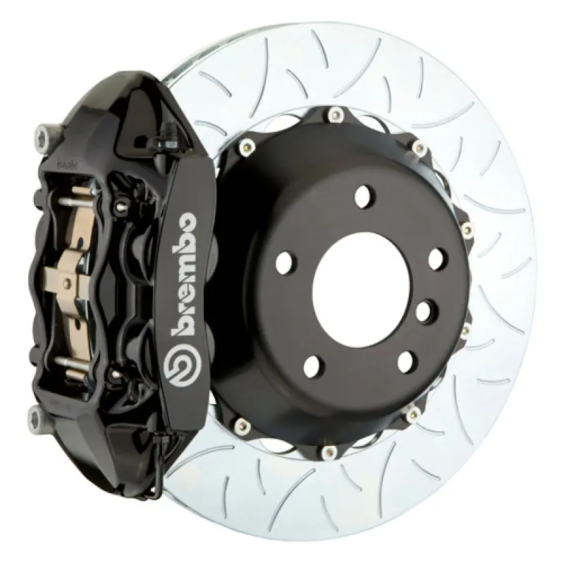 Brembo Rear Big Brake Kit For 2011–2023 Dodge Challenger V8 (Non-Awd/Srt8) – 4-Piston Calipers, 345X28Mm Two-Piece Slotted Rotors 1