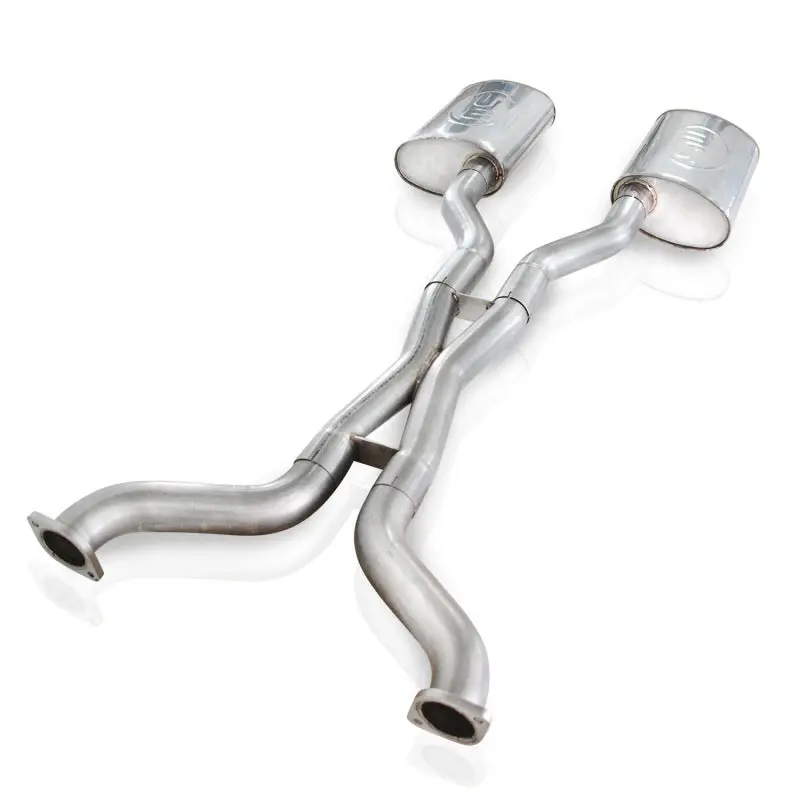 Stainless Works 2.5-Inch Exhaust System – S-Tube Mufflers, No Tips, Fits 2003–2011 Ford Crown Victoria & Grand Marquis (4.6L) 1