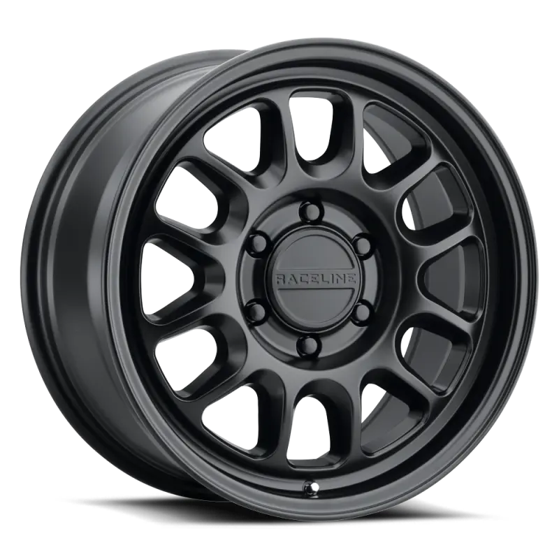 Raceline Rogue 16X8 Inch Satin Black Alloy Wheel – 5X114.3 Bolt Pattern, 0Mm Offset, 72.62Mm Center Bore 1