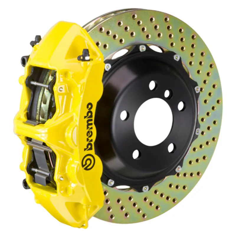 Brembo Gt Big Brake Kit – Front, 6-Piston Calipers, 355×32 Mm Drilled Two-Piece Rotors For 1994–2000 Mercedes-Benz C-Class 1