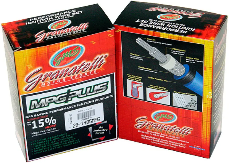 Granatelli High-Performance Ignition Wires – For 1982–1983 Chevrolet Camaro 2.5L Four-Cylinder 1