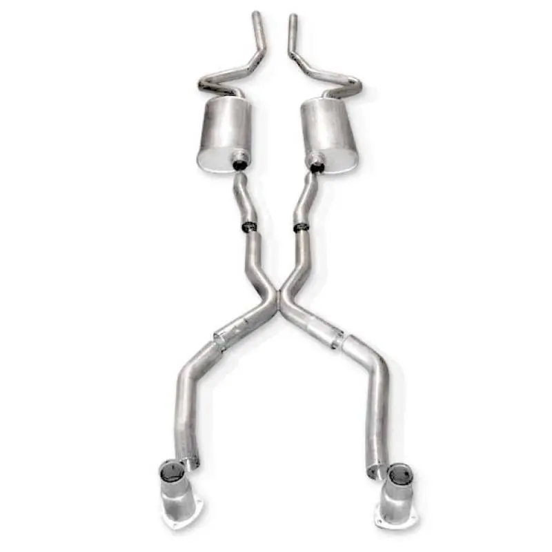 Stainless Works Dual Exhaust System — 2.5" Stainless Steel — Fits 1968–1972 Chevrolet Chevelle Small & Big Block 1