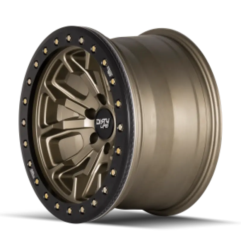 Dirty Life 9303 Dt-1 20X9 / 8X165.1 Bp / 0Mm Offset / 130.8Mm Hub Satin Gold Wheel - Beadlock 1