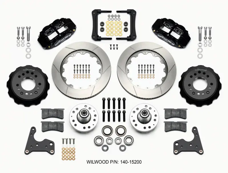 Wilwood Narrow Superlite 6R Front Hub Kit – 14″ Rotor Fitment For 1965–1972 Chrysler C-Body Drum Brakes 1