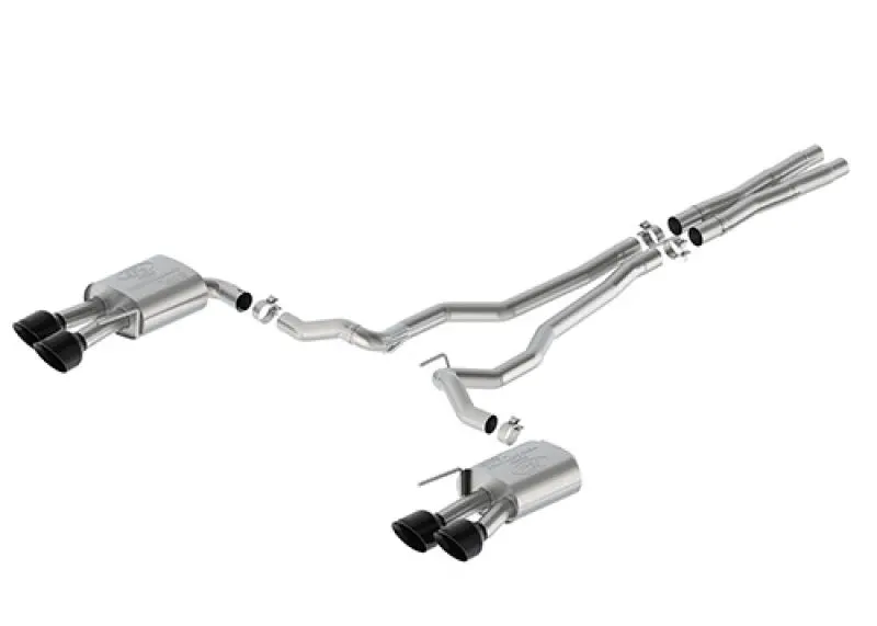 Ford Racing 2024 Mustang Gt 5.0L Cat-Back Exhaust System – Non-Active, Extreme Sound Tuning, Black Tips 1