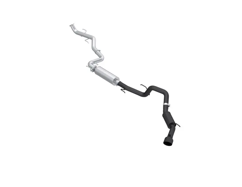 Mbrp Cat-Back Exhaust System – 3-Inch Black-Coated Aluminized Steel, Single Exit, For 2024 Toyota Tacoma 2.4L (Excluding Leaf-Spring Models) 1