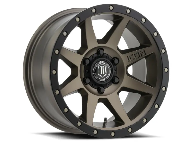 Icon Rebound Forged Wheel – 17X8.5 Inch, 6X120 Bolt Pattern, Zero Offset, 4.75 Inch Backspace, 67Mm Hub Bore – Bronze Finish 1