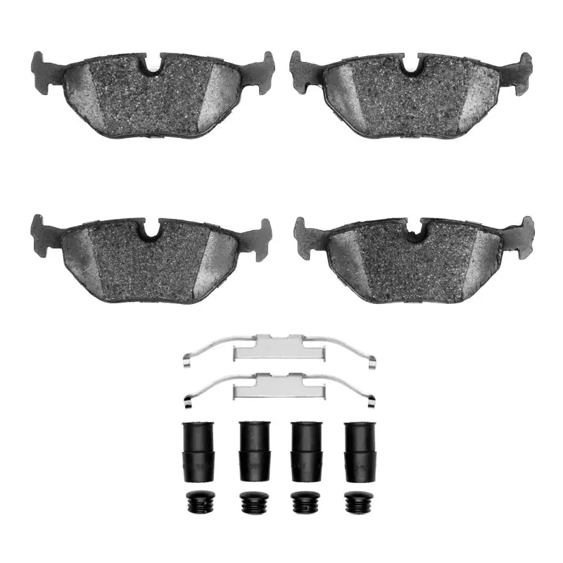 R1 Semi-Metallic Rear Brake Pad & Hardware Kit For 1987–2002 Bmw 525I (Us/Canada Models) 1