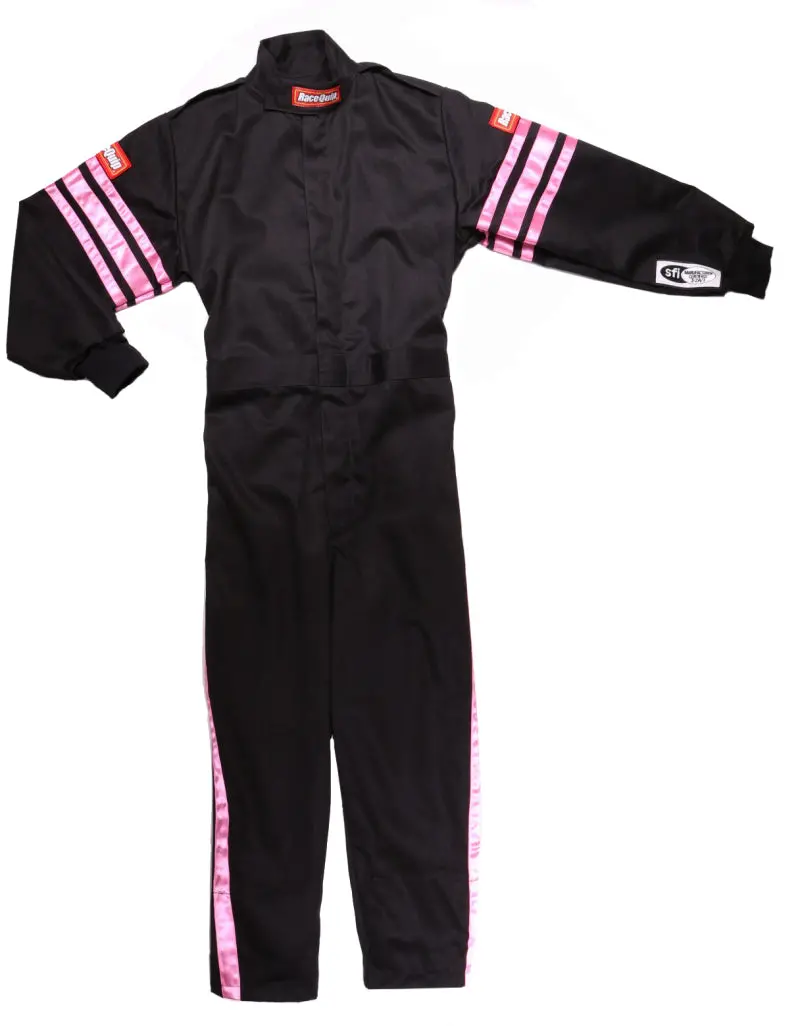 Racequip Junior Racing Suit – Pink Trim, Sfi 1 Rated (Model Kxl) 1