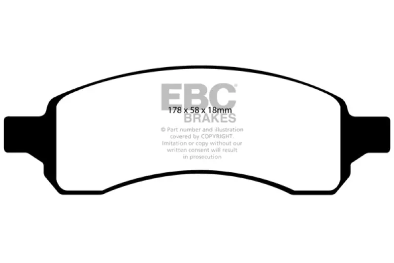 Ebc 07+ Buick Enclave 3.6 Ultimax2 Front Brake Pads 1