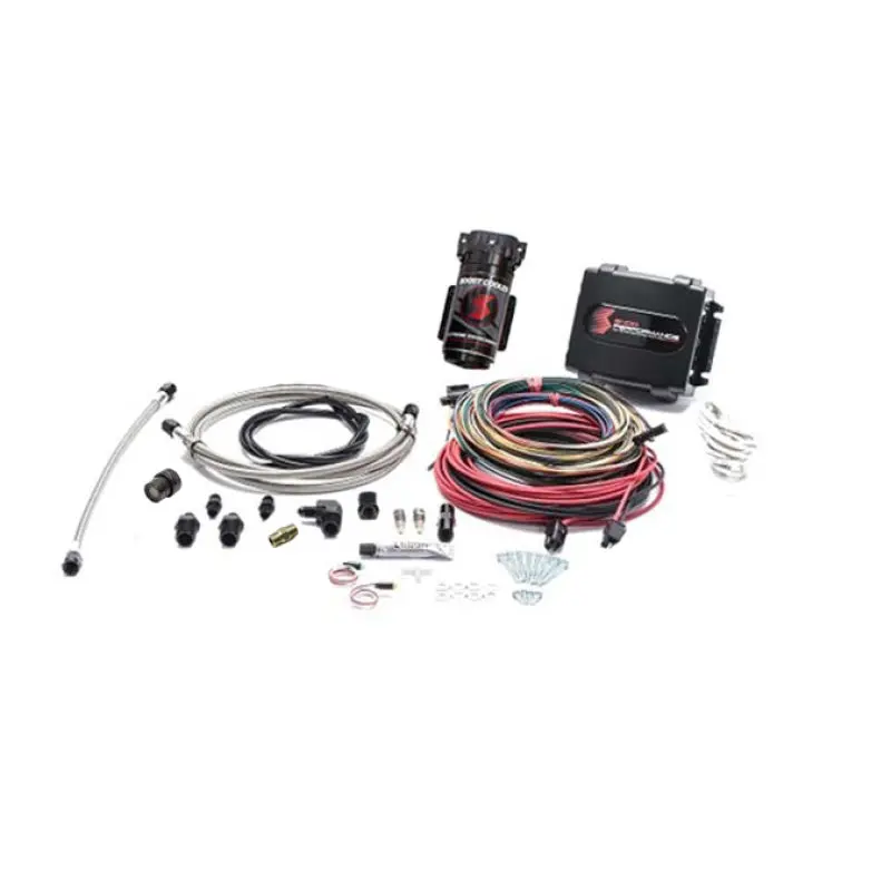 Snow Performance Stage 4 Boost Cooler Platinum Water Injection System – Ss Braided Hose & 4An Fittings (No Tank) 1