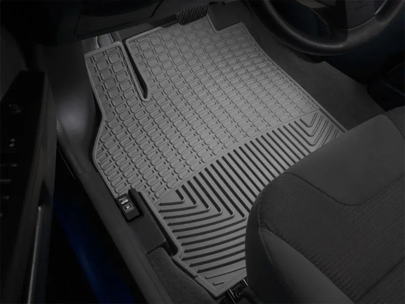 Wt Heavy-Duty Rubber Floor Mats – Rear Row, Grey 1
