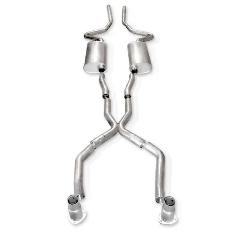 Stainless Works Dual Exhaust System — 2.5" Stainless Steel — Fits 1968–1972 Chevrolet Chevelle Small & Big Block 2