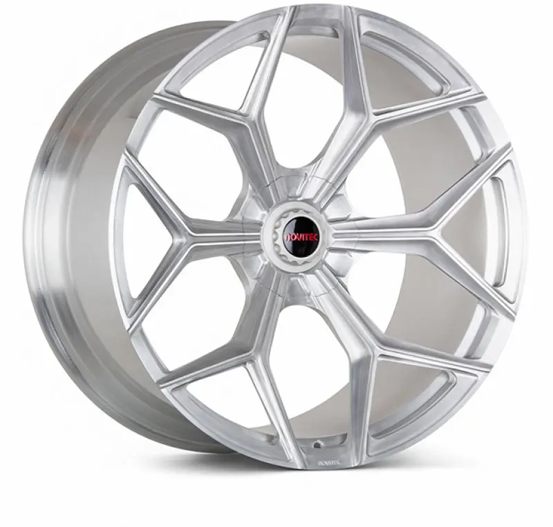 Vossen X Novitec Nl4-5L 21X13 Inch Forged Alloy Wheel – 5X120 Bolt Pattern, Et57 Offset – Brushed Gloss Clear Finish – Compatible With Lamborghini Aventador Rr 1