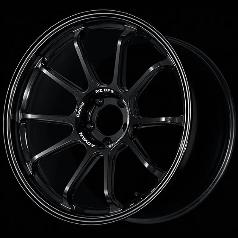 Advan Rz-Df2 Racing Wheel – 20X9", +40Mm Offset, 5X114.3, 73Mm Center Bore, Titanium Black Finish 1