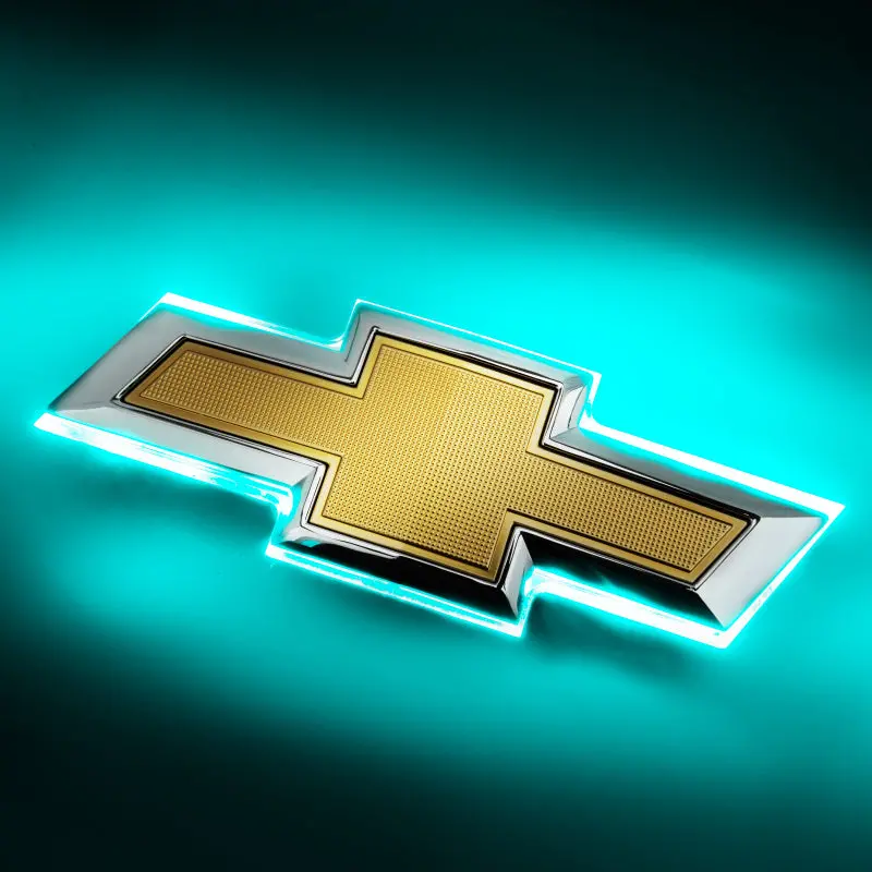 Oracle Illuminated Bowtie Emblem – Aqua Accent, For 2016–2019 Chevrolet Camaro (See Warranty Details) 1