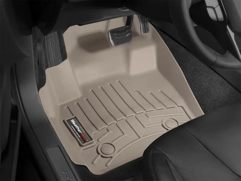 Wt Floorliner Custom-Fit Floor Mats – Front Row – Tan 2